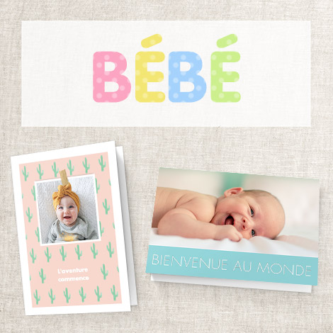 Cartes bébé