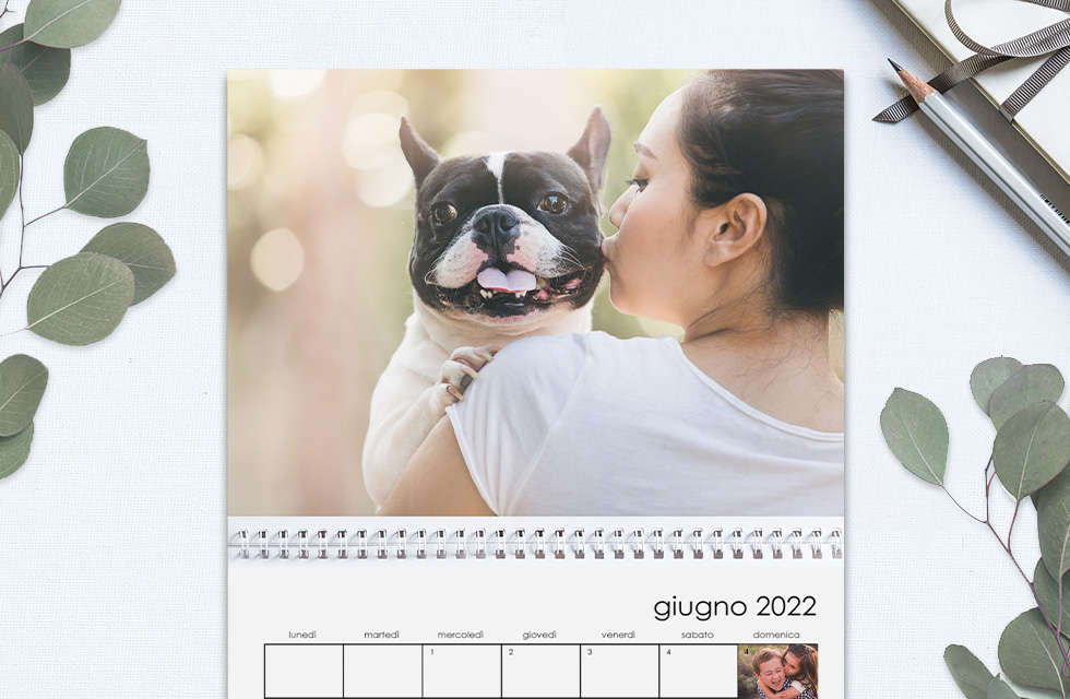 Personalizza foto calendari