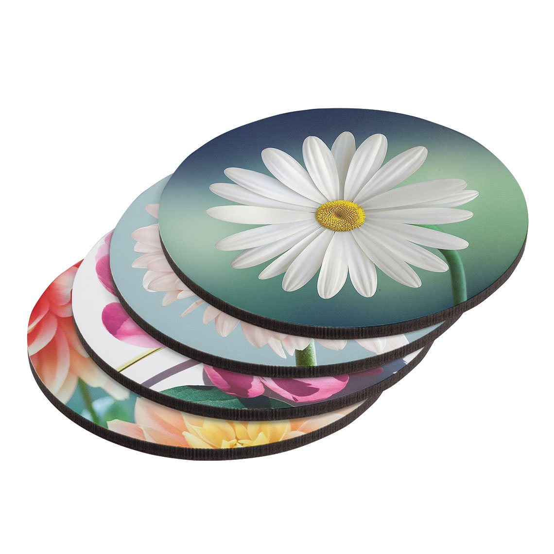 Round Coasters - Set of 4 (different images)