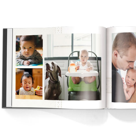 Photo book. Simple baby theme
