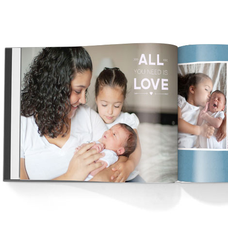 Photo book. Happy affirmations theme