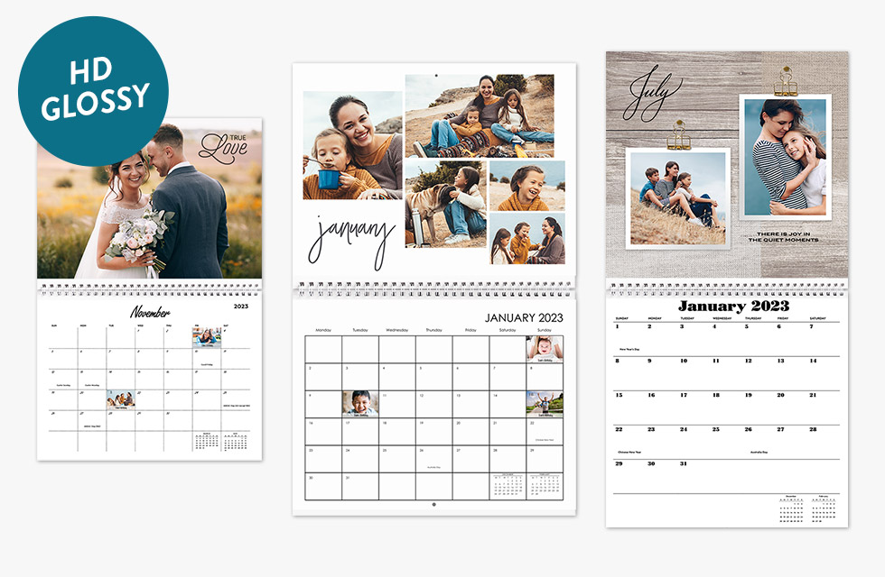 Personalised Calendars 2023 Photo Calendar Snapfish AU