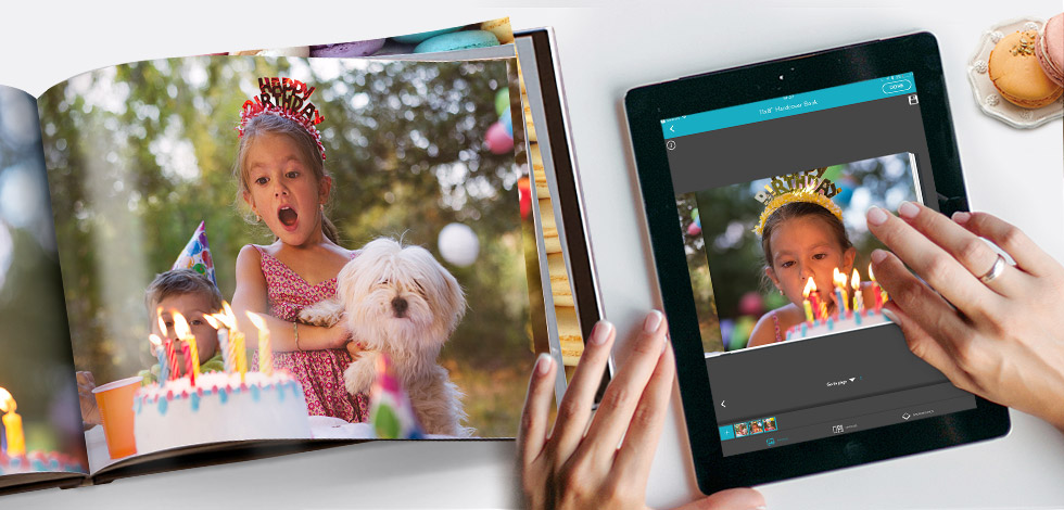 Personalised Photo Books on the go with the App
