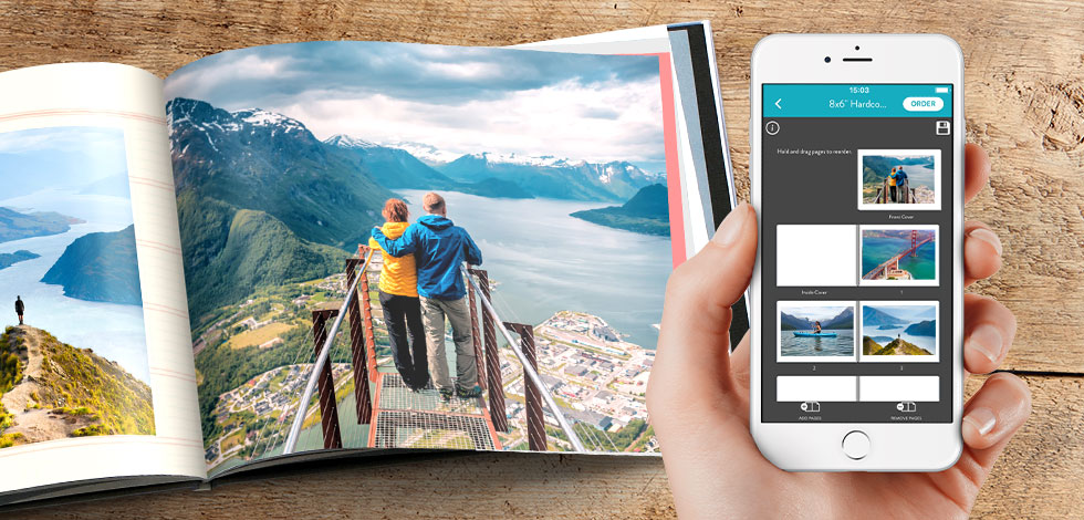 Make your photo book on your mobile phone