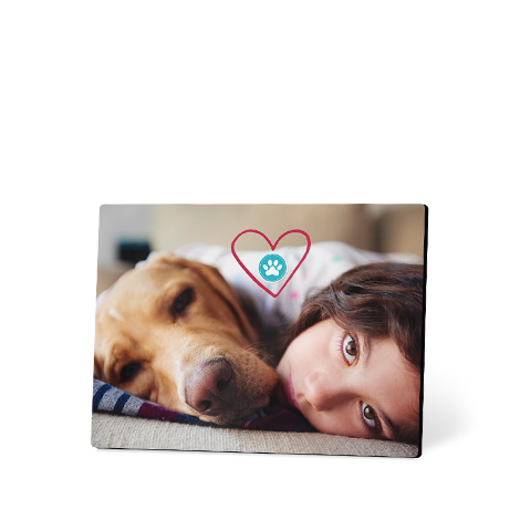 13x18 cm Foto auf Holz