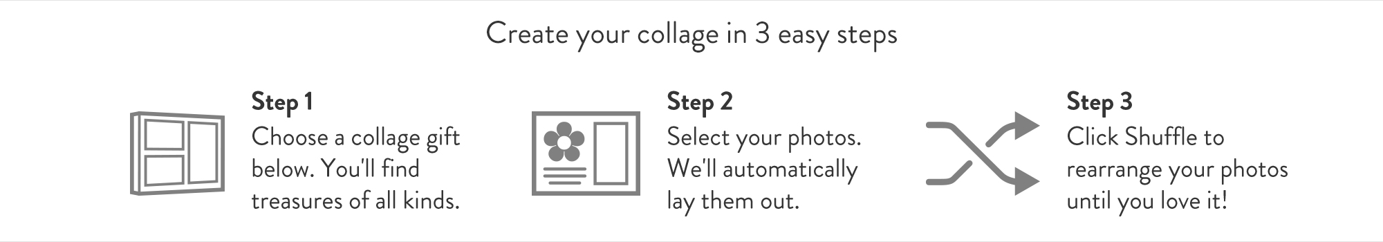 Collage gifts in 3 easy steps