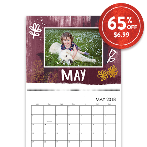 65% off 8.5x11 Wall Calendars