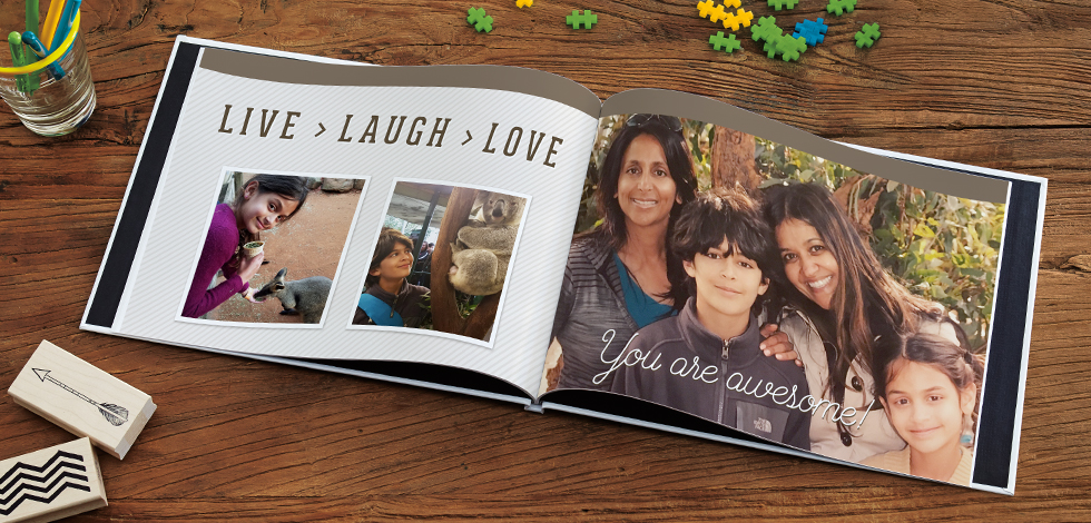 Print your own personalised photo album