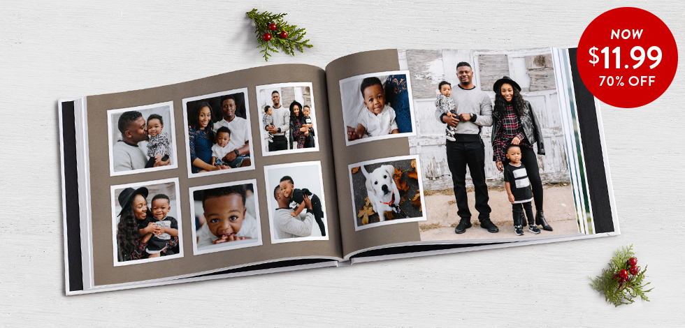 70% off 8x11 Hardcover Photo Books
