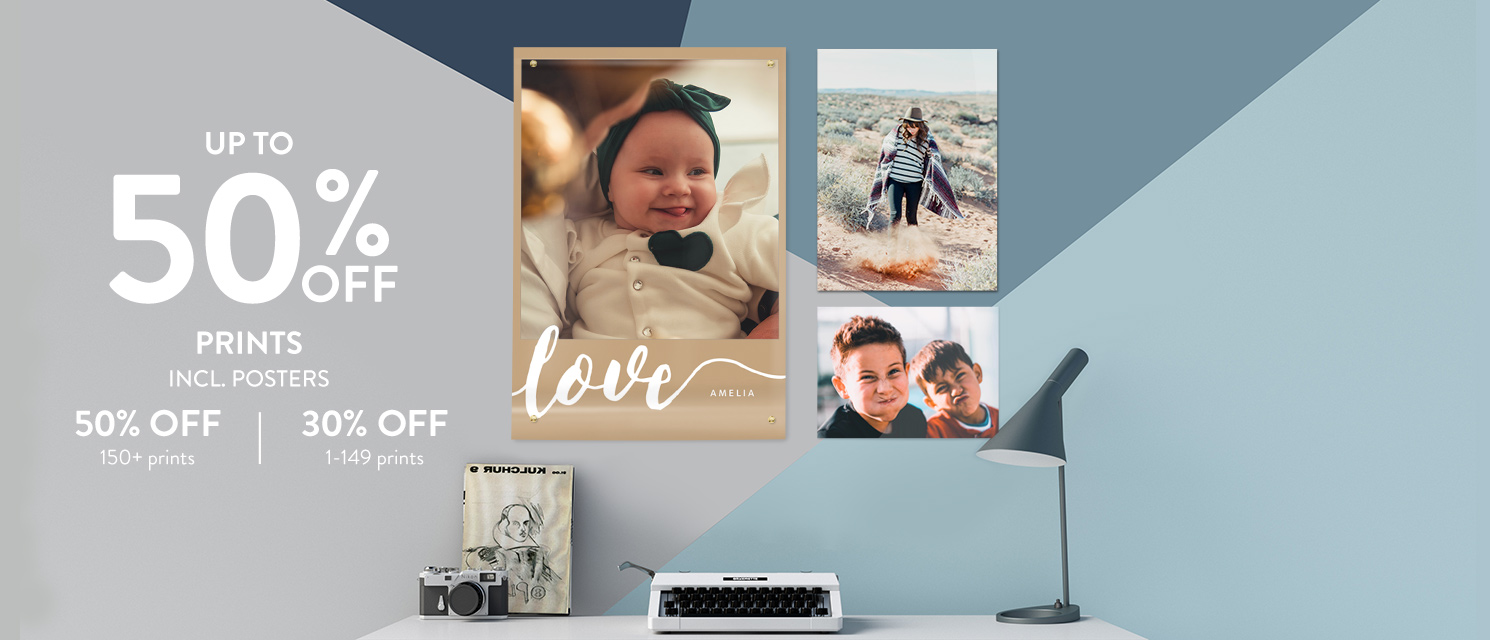 Up to 50% off Prints and Posters!