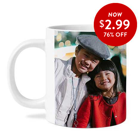 76% off 11oz. Photo Coffee Mugs