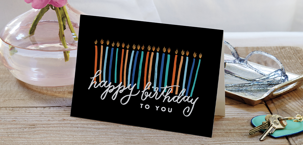 Personalised Birthday Card Post Box Sticker ONLY Card Box for Birthday Party