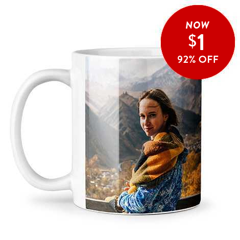 92% off 11oz. Photo Coffee Mugs