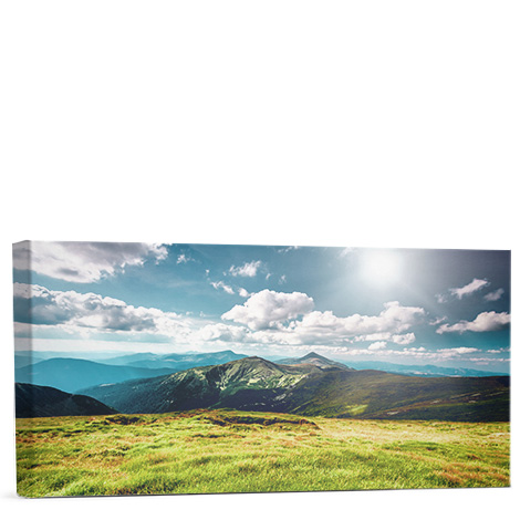 Panoramic 60x30cm Slim Photo Canvas Print
