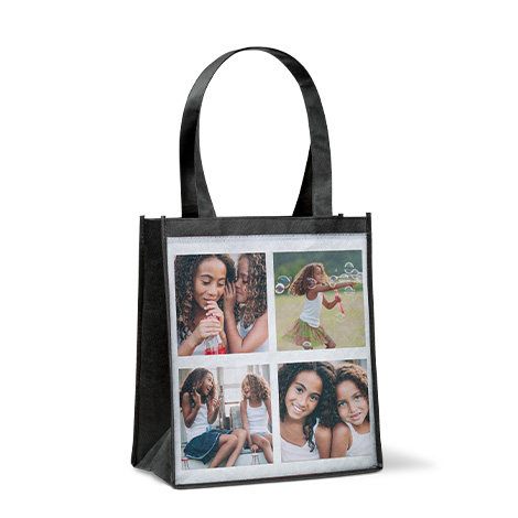 Collage Reusable Grocery Tote Bag