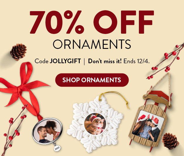 70% off Ornaments