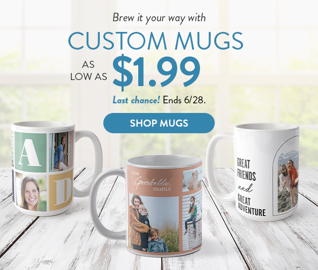 Mugs as low as $1.99