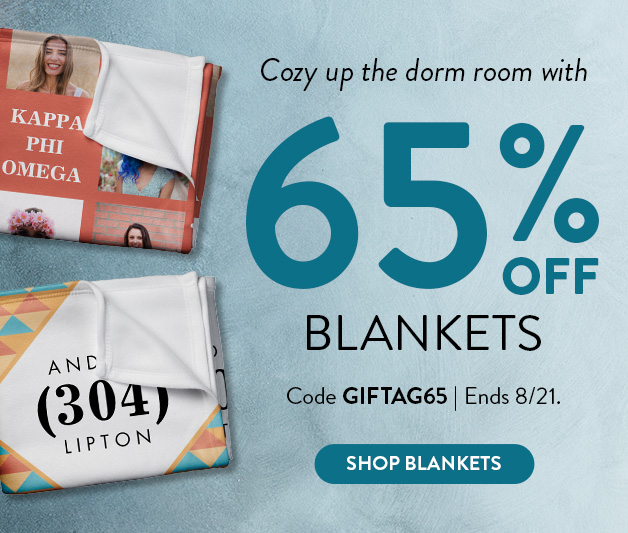 65% off Blankets