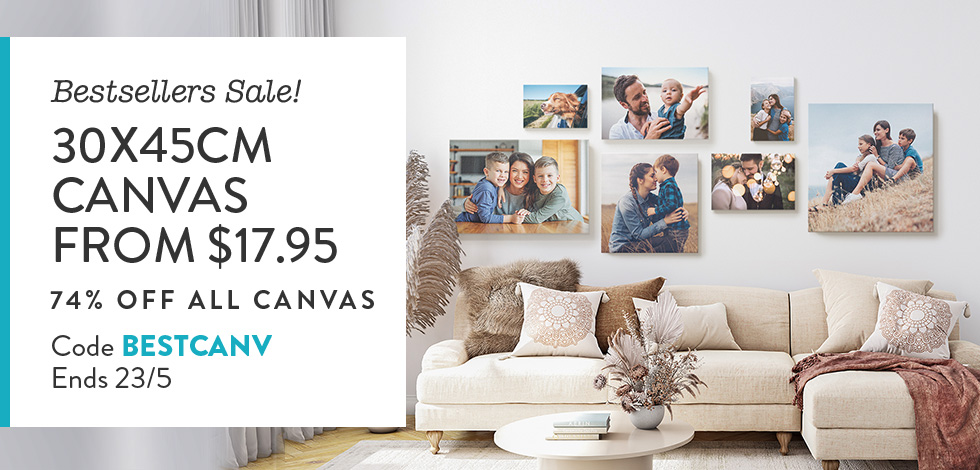 74% off all Canvas