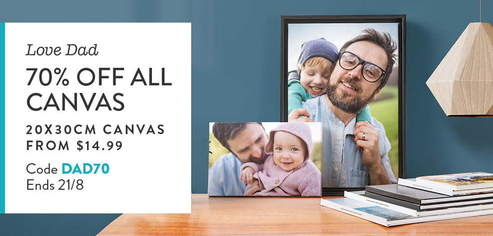 70% off all Canvas