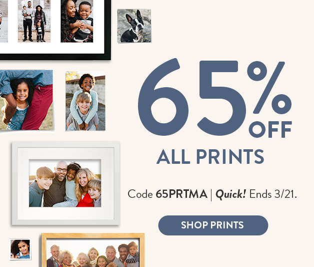 65% off Prints