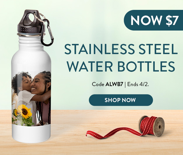 Stainless Steel Water Bottle @ $7