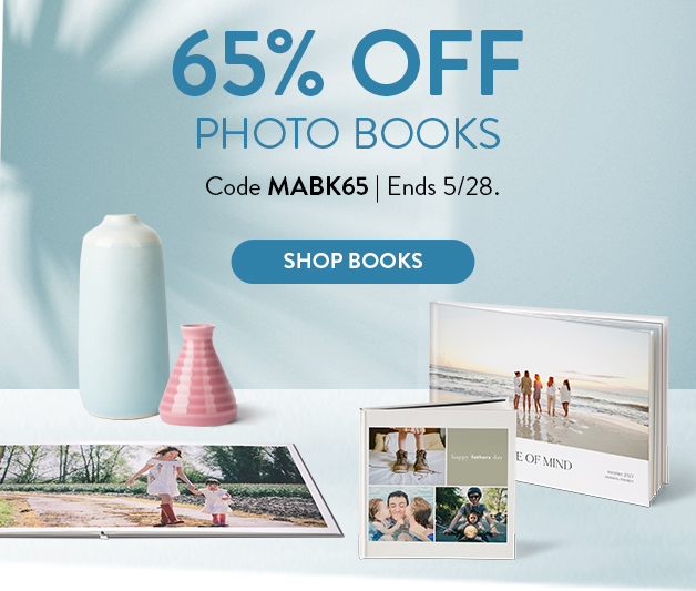 65% off Photo Books