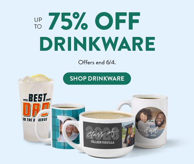 Up to 75% off Mugs