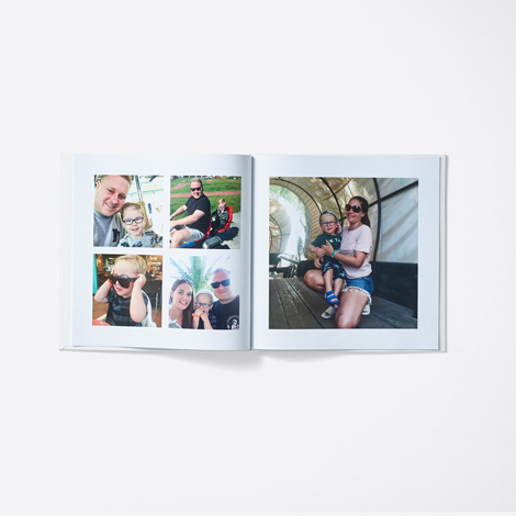 An image of 11" x 8" (28x20cm) Personalised Hardcover Photo Book | By Truprint